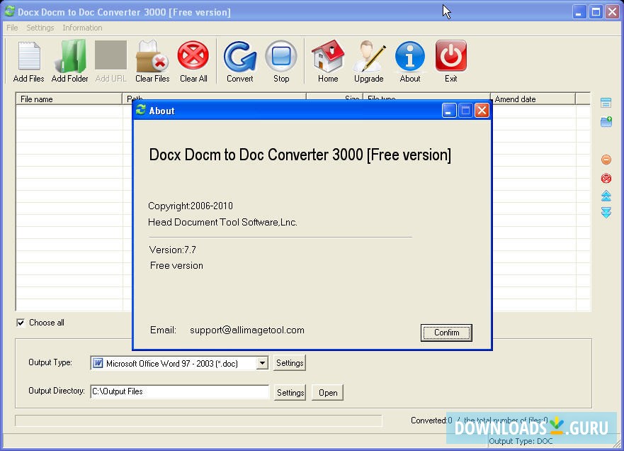 Docx Docm to Doc Converter 3000