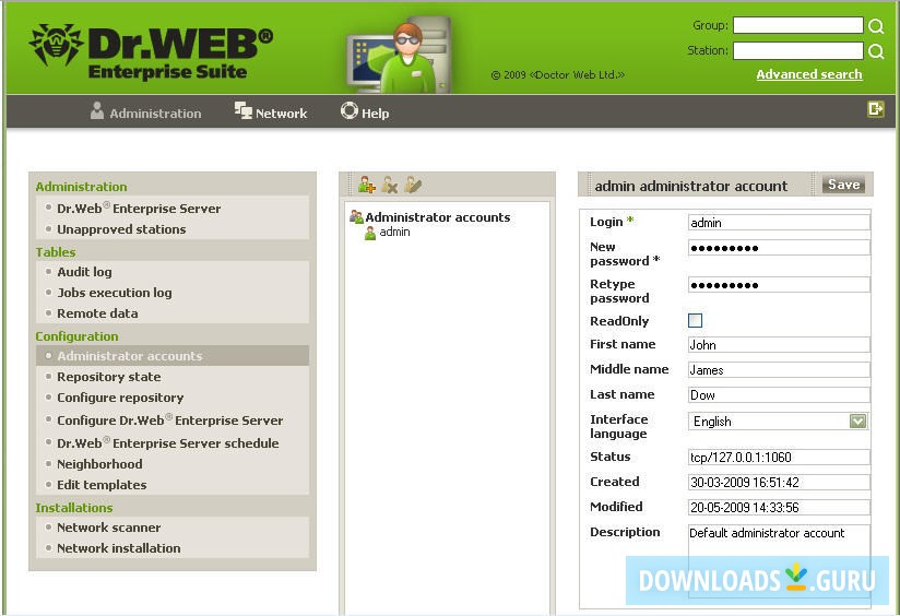 Dr.Web® Enterprise Suite Server