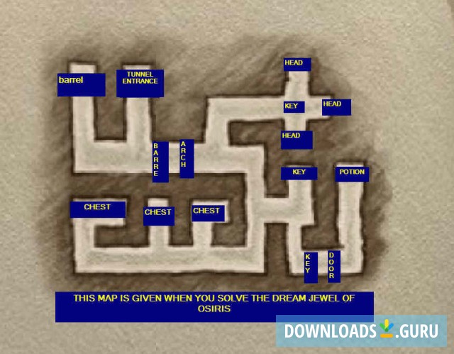 A map to solve a dream jewel.