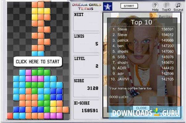 Dream Girls Tetris