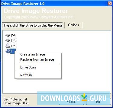 Drive Image Restorer