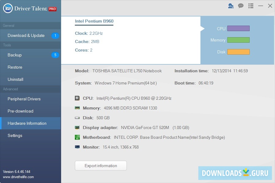 Hardware Information