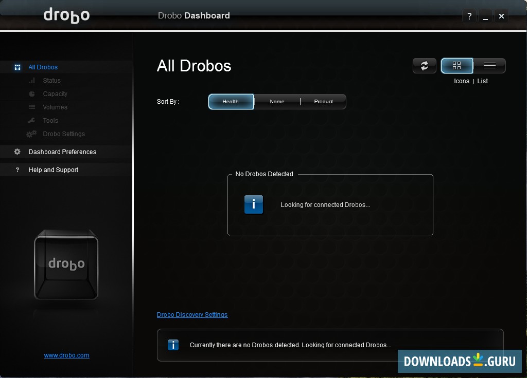 Drobo Dashboard