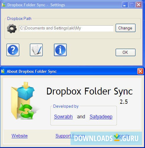 dropbox folder sync windows 10