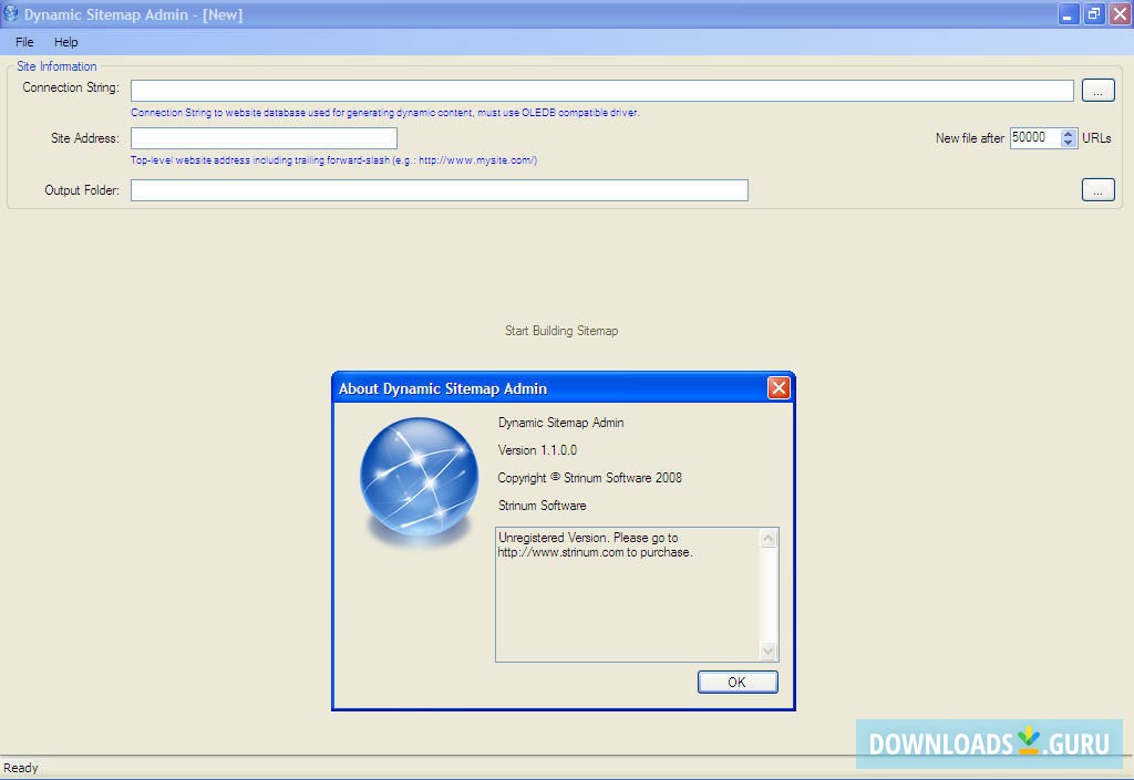 Dynamic Sitemap Admin