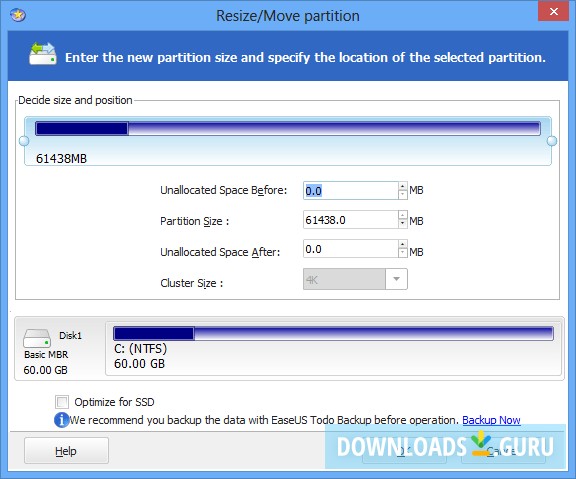 Resize Partition