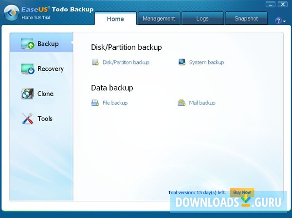 Choose disk or partition