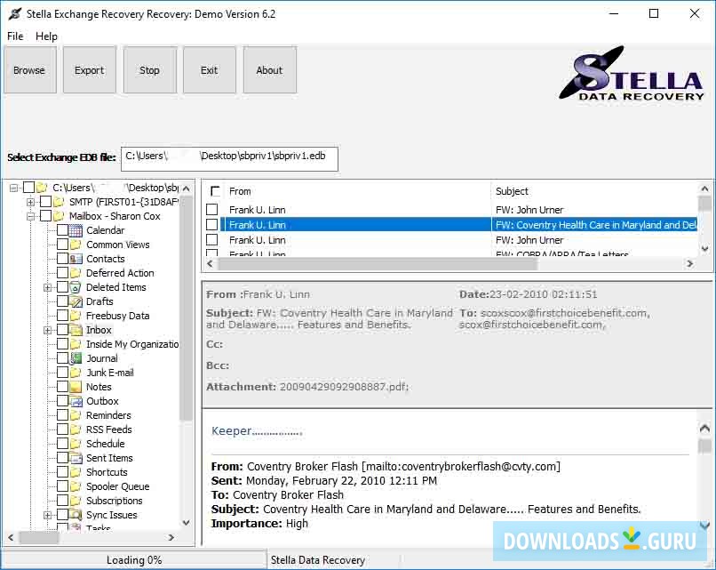 EDB to PST Conversion Software