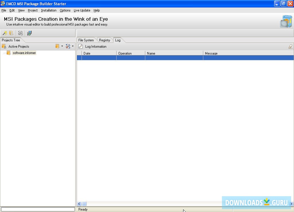 EMCO MSI Package Builder Starter