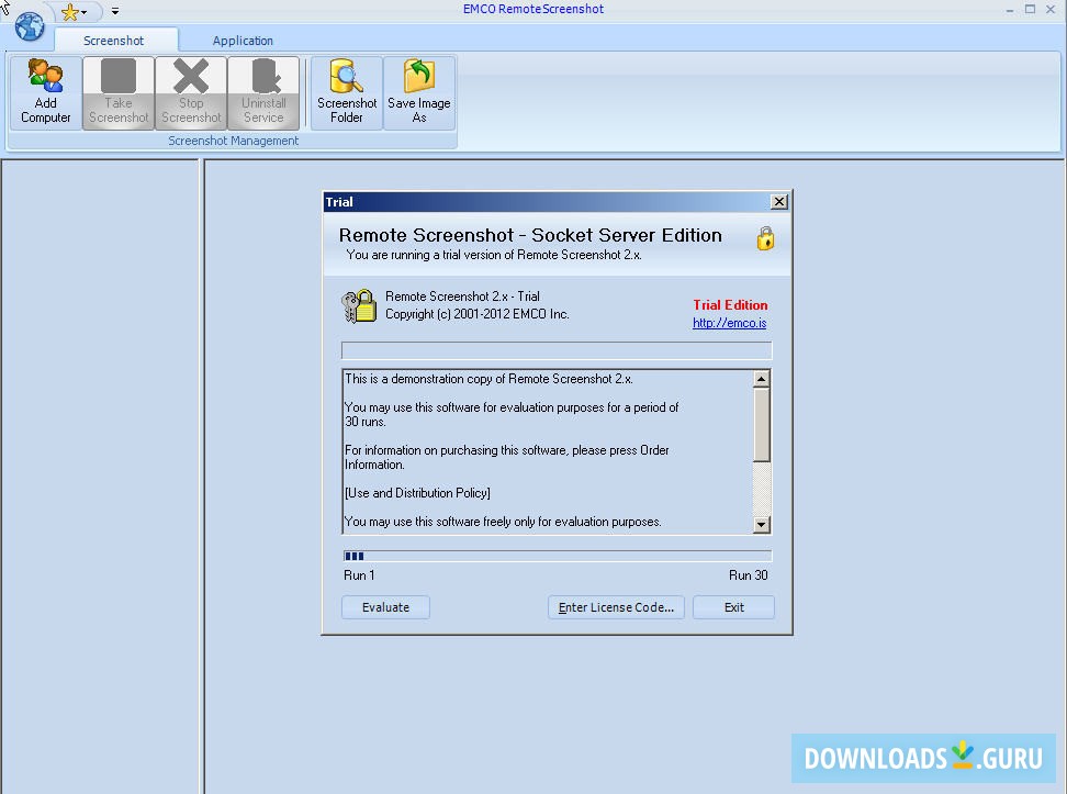 EMCO Remote Screenshot