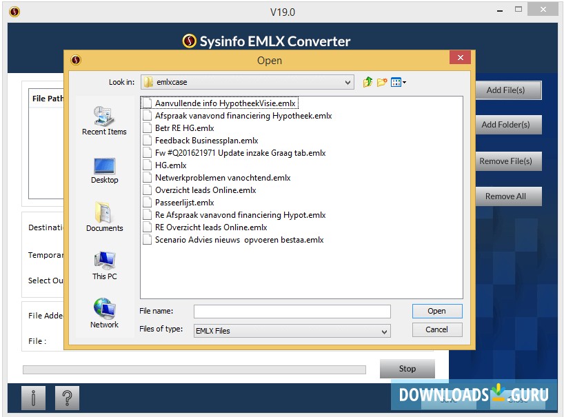 EMLX to PST Converter