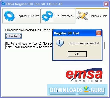 EMSA Register Dll Tool