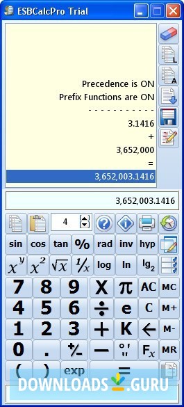 Calculation Window