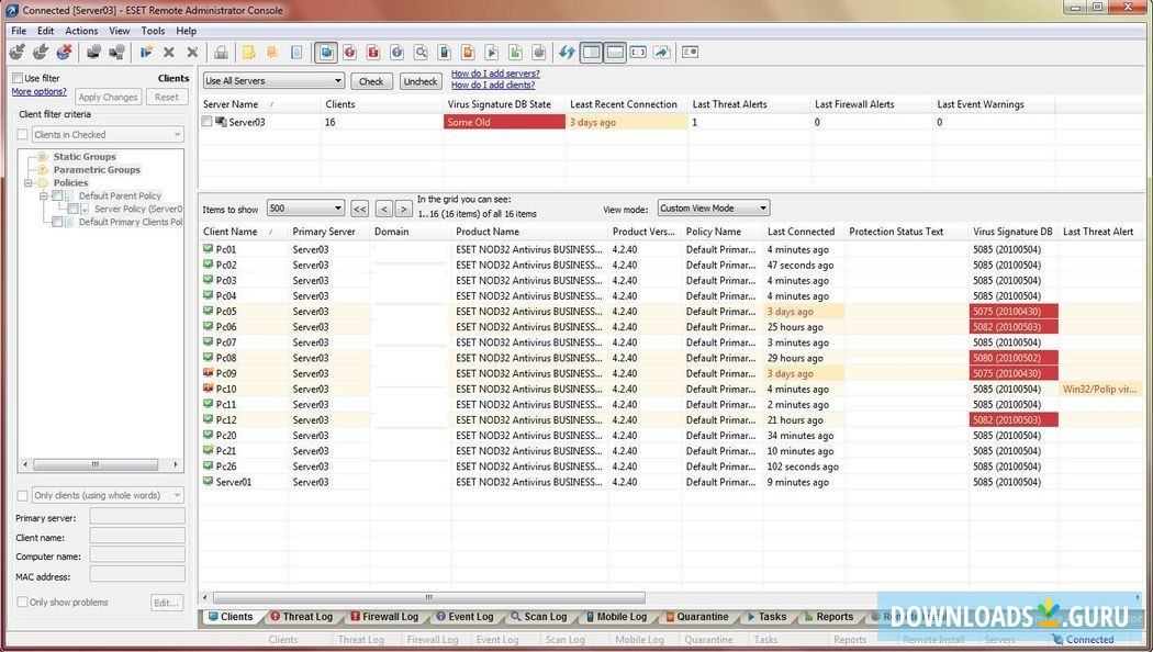 ESET Remote Administrator Server