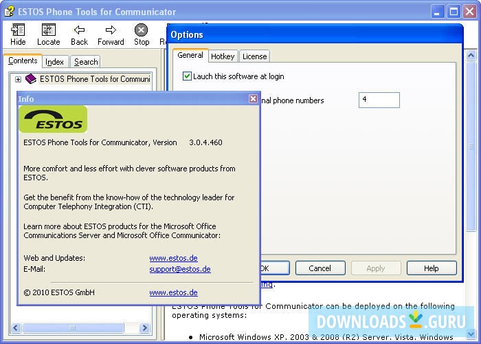 ESTOS PhoneTools for Communicator
