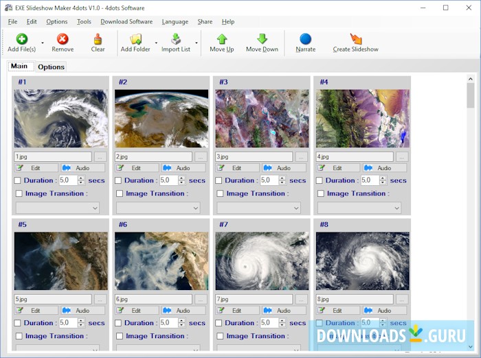 EXE Slideshow Maker 4dots