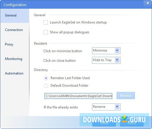 Download EagleGet for Windows 11/10/8/7 (Latest version 2021) - Downloads  Guru