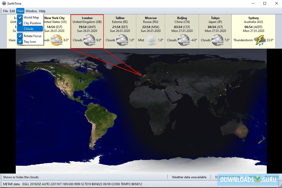 EarthTime 6.24.4 download the new for windows