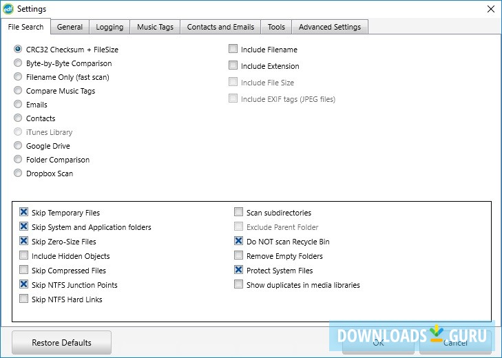 Easy Duplicate Finder
