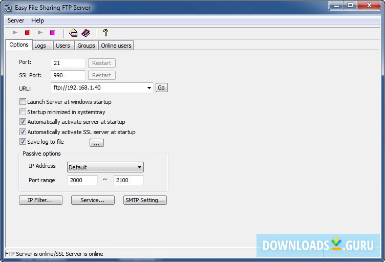 Easy File Sharing FTP Server
