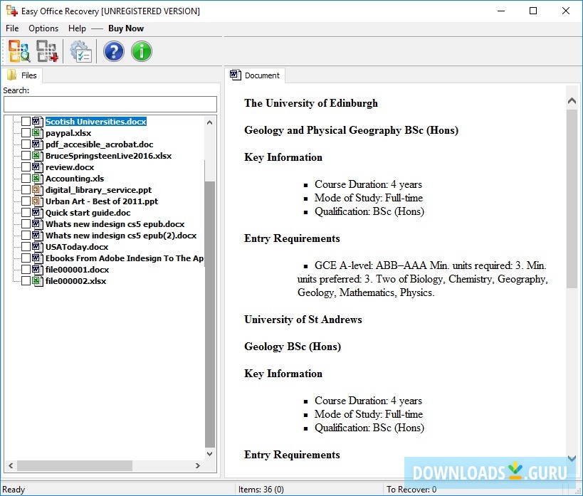Easy Office Recovery