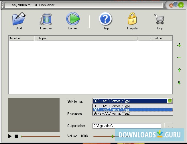 Supported 3GP formats