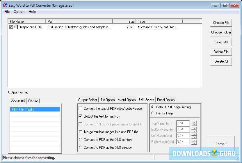 ms word to pdf converter for windows 10