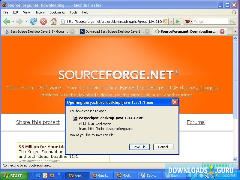 Download information of EasyEclipse Desktop Java 1.3