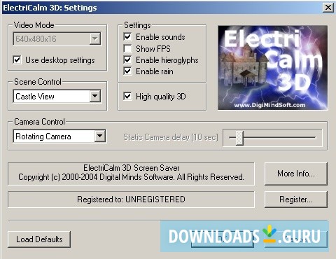 electricalm 3d screensaver