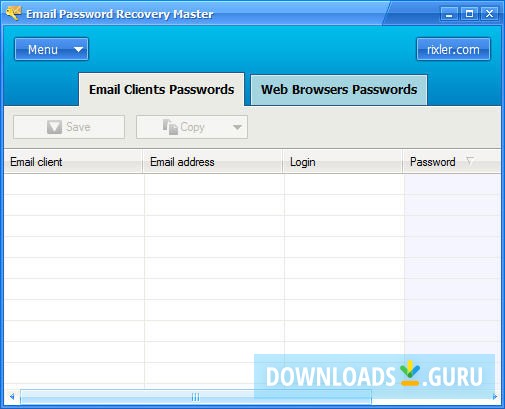 Email Password Recovery Master