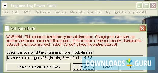 Set data path