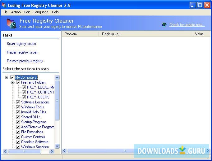 free registry repair windows 8