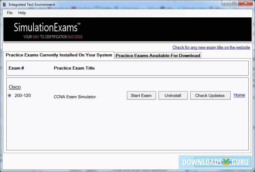 ExamSimulator For CCNA-200-120