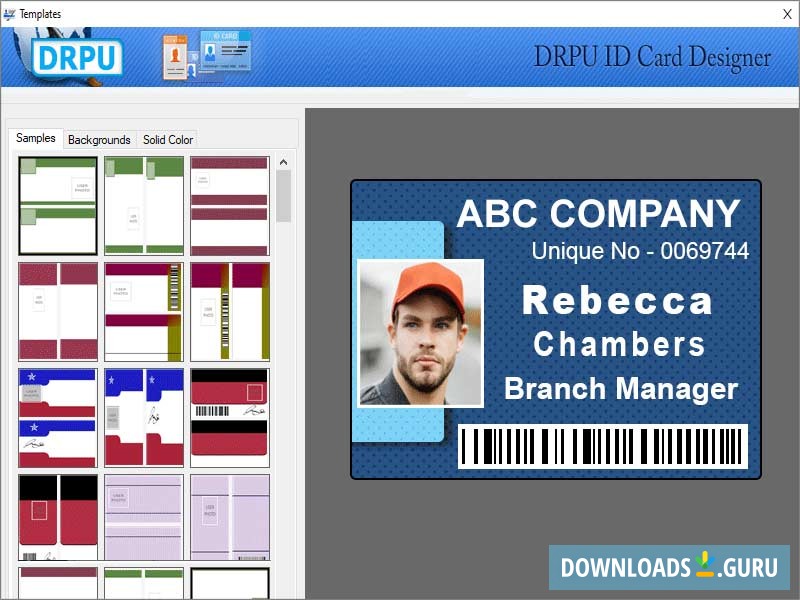 Excel Identity Badges Printing Software