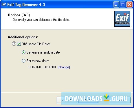 Step 3 - File Date Obfuscator