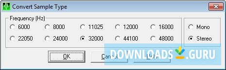 Converting Sample Type