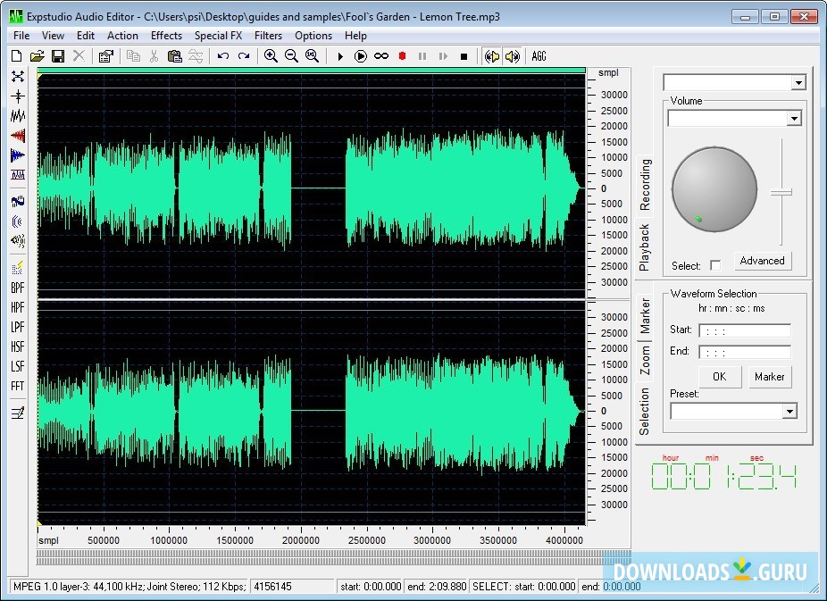 audio editor free