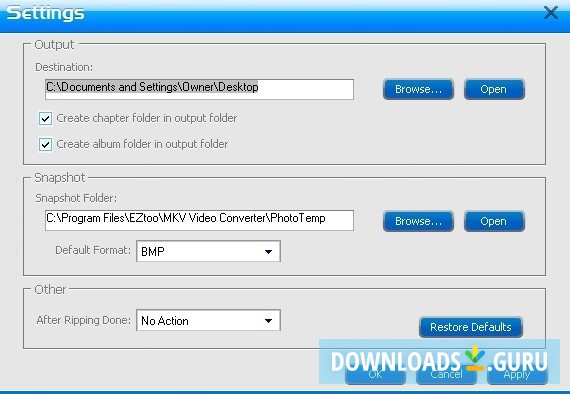 Eztoo MKV Video Converter