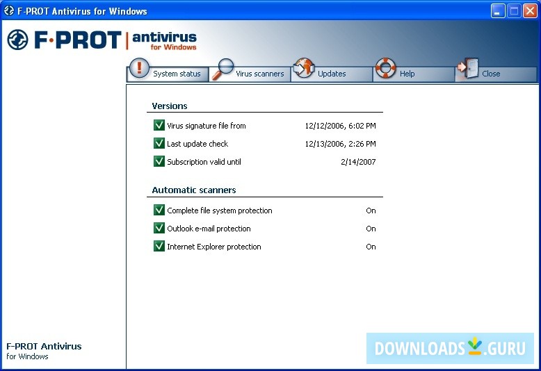 F-PROT Antivirus for Windows