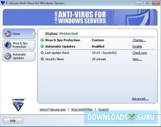 F-Secure Anti-Virus for Windows Servers