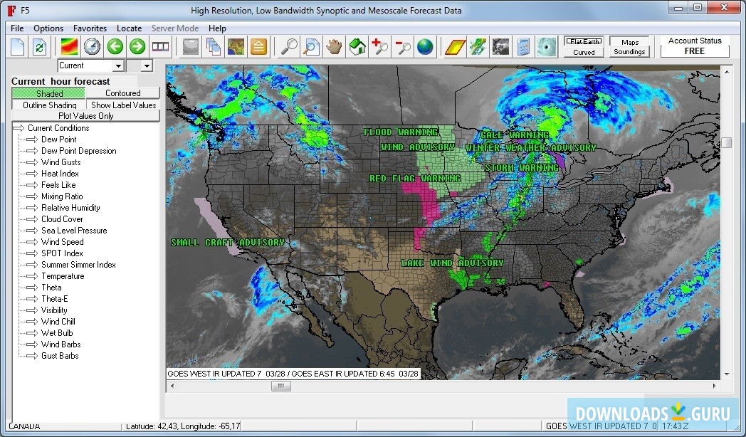 Satellite View - Infrared