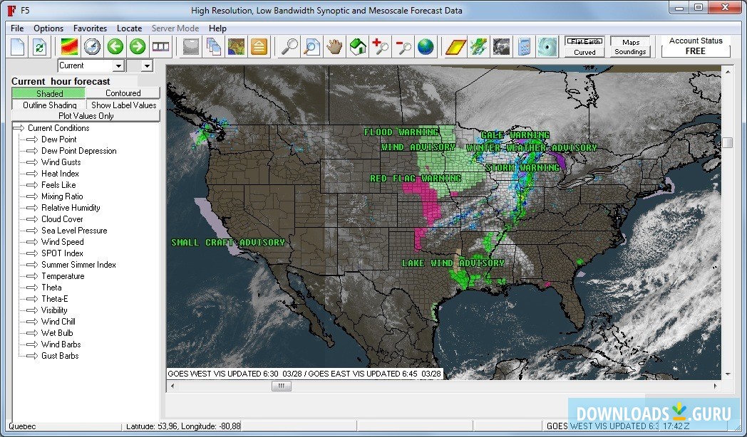 Satellite View - Visible