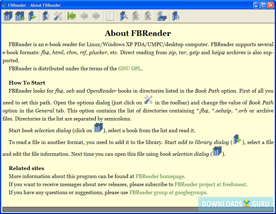 Fbreader for windows что это за программа