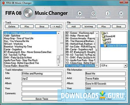 FIFA 08 Music Changer