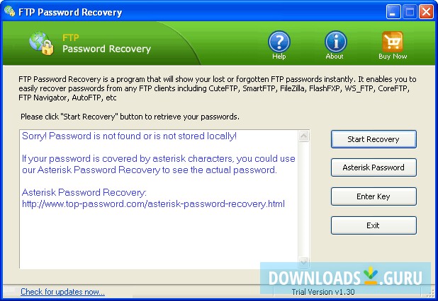 FTP Password Recovery