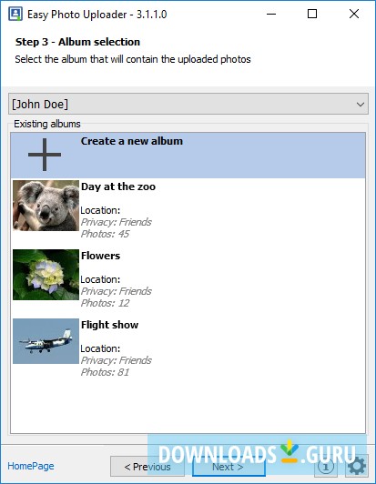 Facebook Photo Uploader