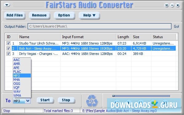register fairstar audio converter pro