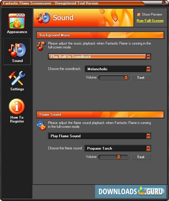 Fantastic Flame Screensaver