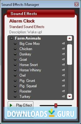 List of Sound Effects