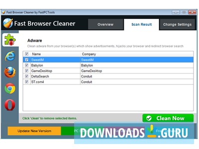 Fast Browser Cleaner